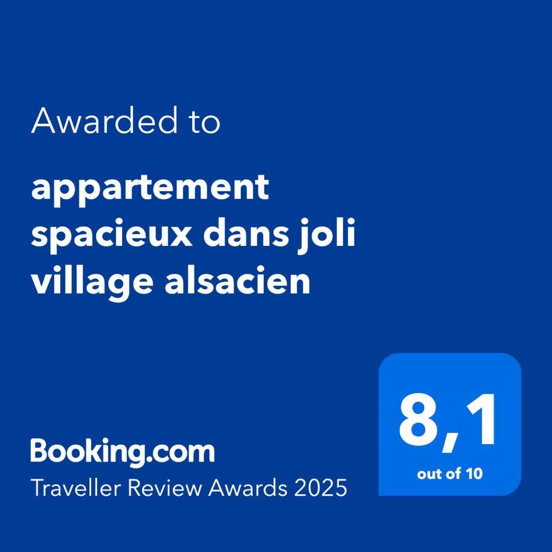 Appartement Spacieux Dans Joli Village Alsacien Châtenois Εξωτερικό φωτογραφία